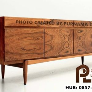 Bufet Kayu Minimalis Rosewood