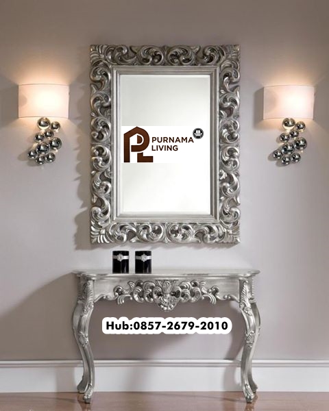 Cermin Meja Console Vintage