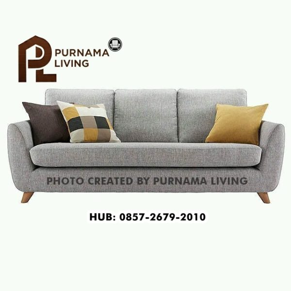 purnama living (4) Sofa Modern 3 Seat