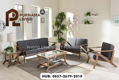 purnama living (6) Set Kursi Tamu Sofa jati
