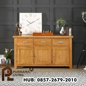 Bufet Jati Minimalis Cheshire 2