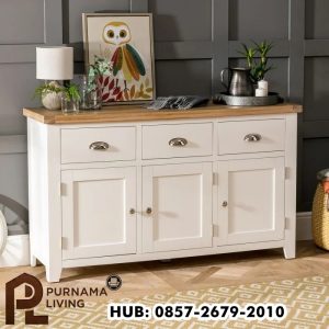 Bufet Minimalis Chesire Cream