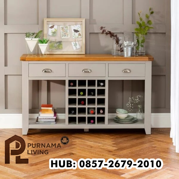 Bufet Minimalis Modern Dowton Grey