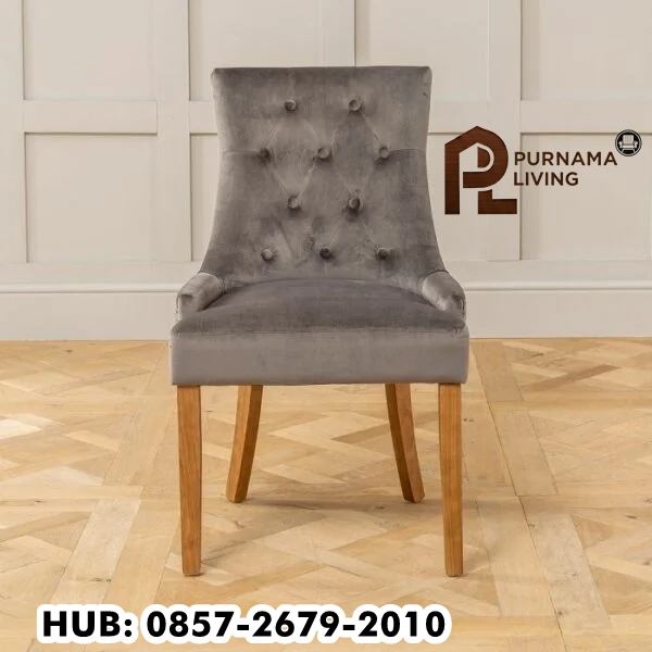Meja Makan Kayu Jati 6 Kursi Grey Scoop Meja Makan Kayu Jati 6 Kursi Grey Scoop