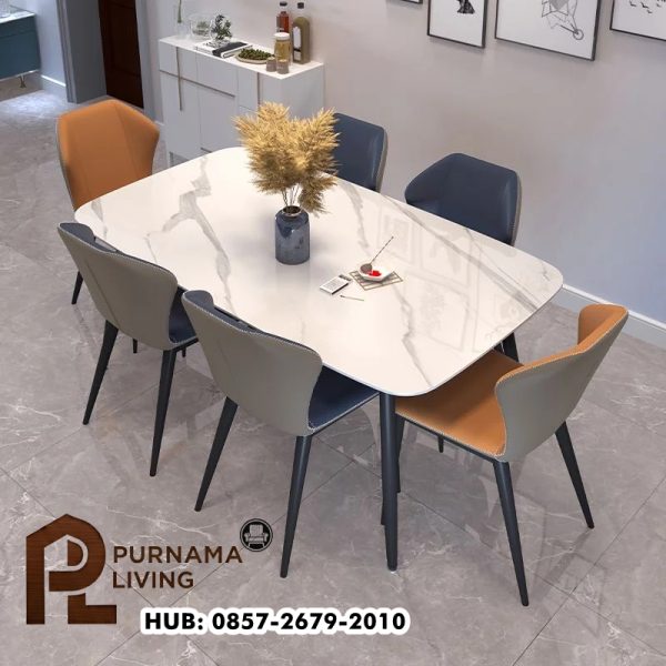 Meja Makan Marmer Informa