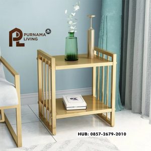 Meja Nakas Besi Minimalis Rusfilew