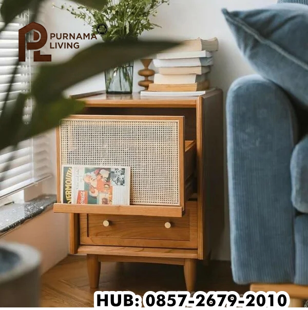 Meja Nakas Minimalis Farmhouse