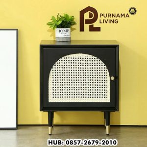 Meja Nakas Rotan Modern Doff