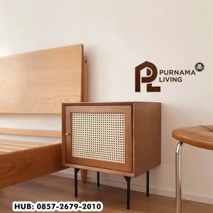 Meja Nakas Rotan Modern