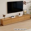 Meja TV Minimalis 4 Laci Natural