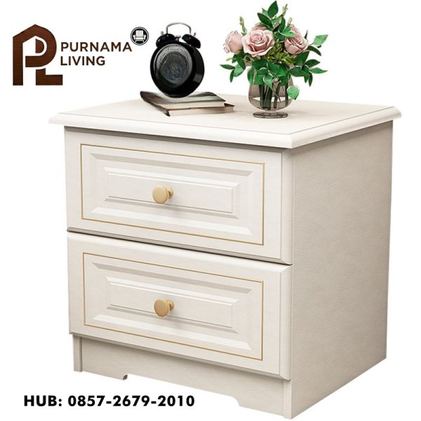 Nakas Minimalis Duco Modern 2 Laci