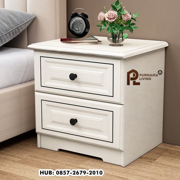 Nakas Minimalis Duco Modern 2 Laci