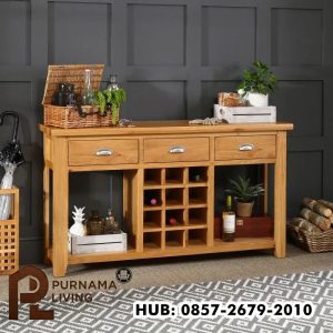 Bufet Minimalis Jati Cheeshire