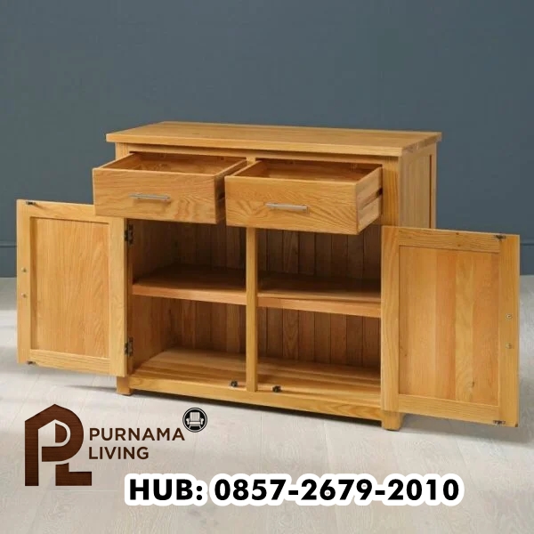 Bufet Minimalis Kayu Jati London