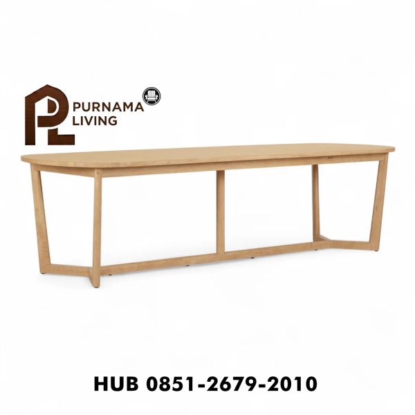Set Meja Makan Kayu Kingscliff 10 Seat