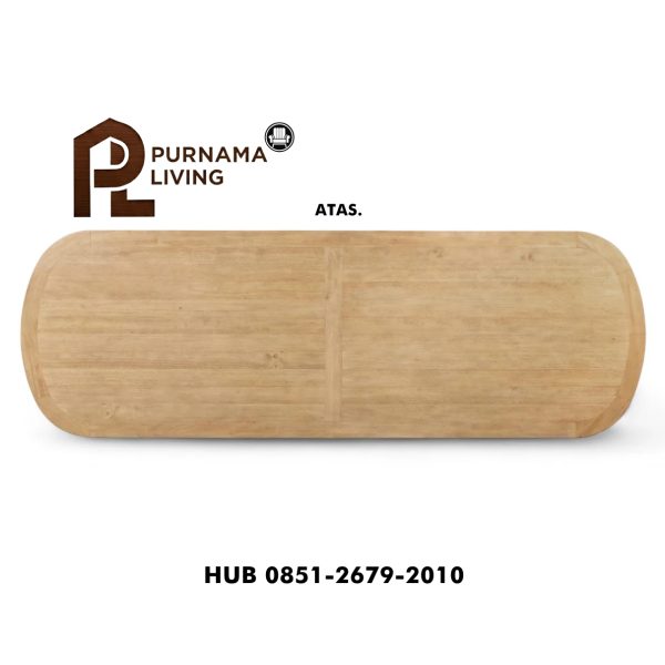 Set Meja Makan Kayu Kingscliff 10 Seat
