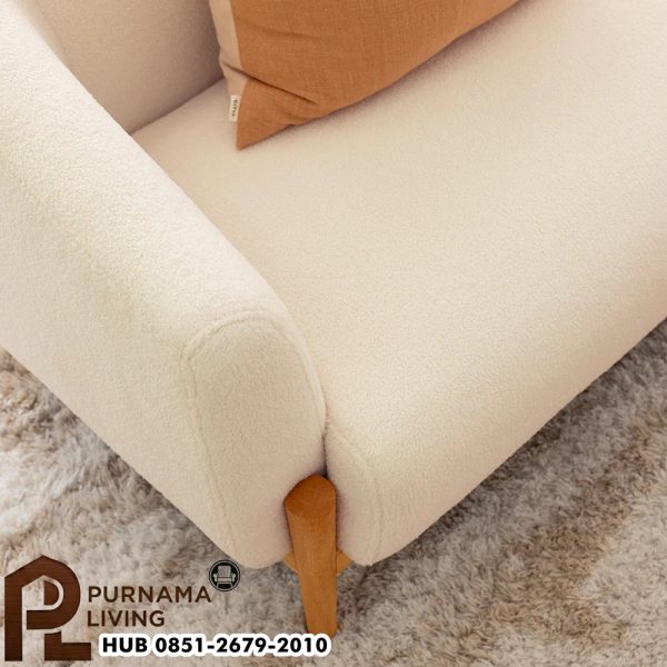 Sofa Santai 2 Dudukan Kain Mewah Fraser Indoor Sofa 2 Dudukan Kain Mewah Fraser