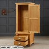 Lemari Baju Jati Minimalis 1 Pintu Cheshire