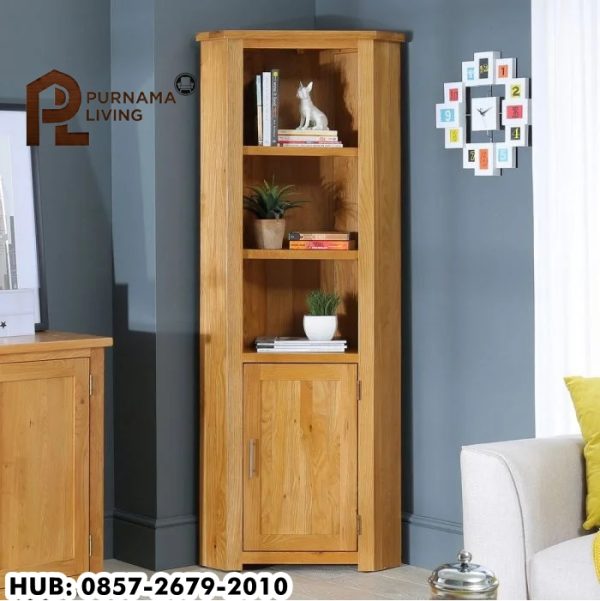 Lemari Hias Kayu Minimalis Tinggi