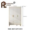 Lemari Pakaian Minimalis 3 Pintu Modern