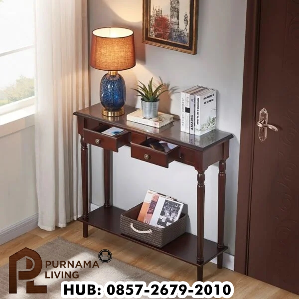 Meja Konsol Jati Klasik Kaiser