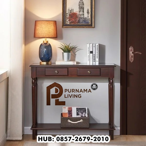 Meja Konsol Jati Klasik Kaiser