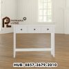 Meja Konsol Minimalis Duco Putih