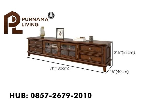Meja TV Antik Minimialis Modern 4 Laci Meja TV Antik Minimialis Modern 4 Laci