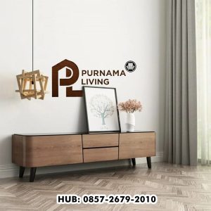 Meja TV Minimalis Kayu Jati