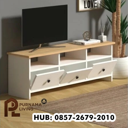 Meja TV Minimalis Putih Ilyas Meja TV Minimalis Putih Ilyas
