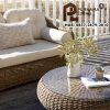 Set Sofa Santai Rotan Luar Ruangan Plantation dengan Meja Kopi Set Sofa Santai Plantation