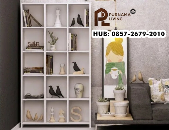 Rak Buku Minimalis Esmob