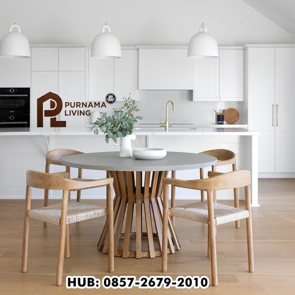 Set Meja Makan Bundar Burleigh