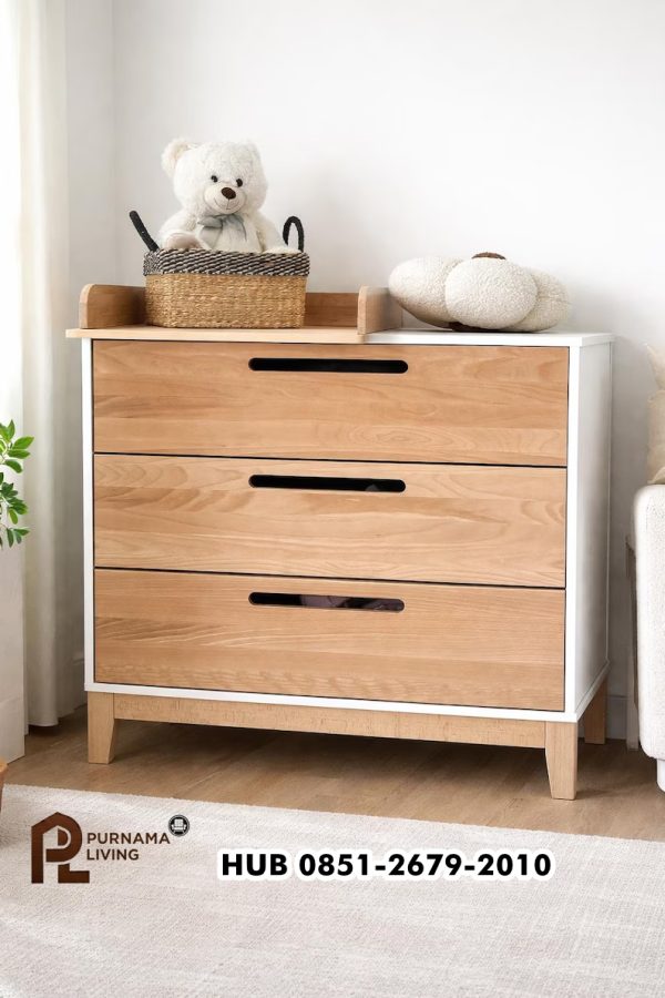 Nakas Penyimpanan Kayu Solid
