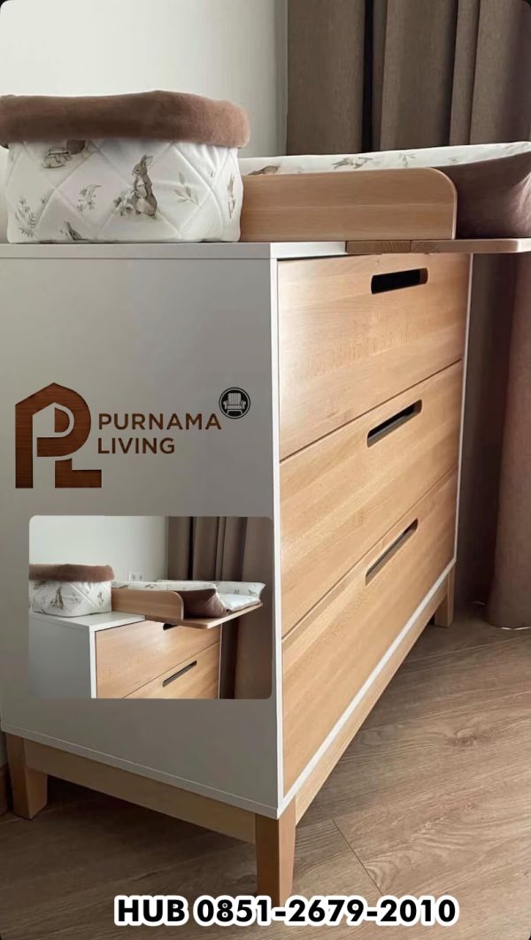 Nakas Penyimpanan Kayu Solid