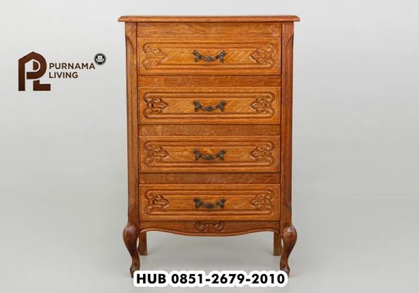 Lemari Laci 4 Buah Kayu Antik (Copy)