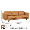 Sofa Kulit Italia 3 Dudukan Sofa Kulit Italia 3 Dudukan