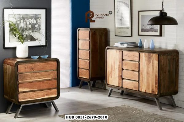 Set Furnitur Kayu Bergaya Retro Set Furnitur Kayu Bergaya Retro