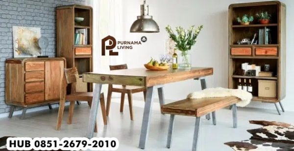 Set Furnitur Kayu Bergaya Retro Set Furnitur Kayu Bergaya Retro