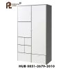 Lemari Pakaian Abu Silver Modern