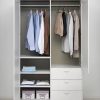Lemari Pakaian 2 Pintu 3 Laci Minimalis