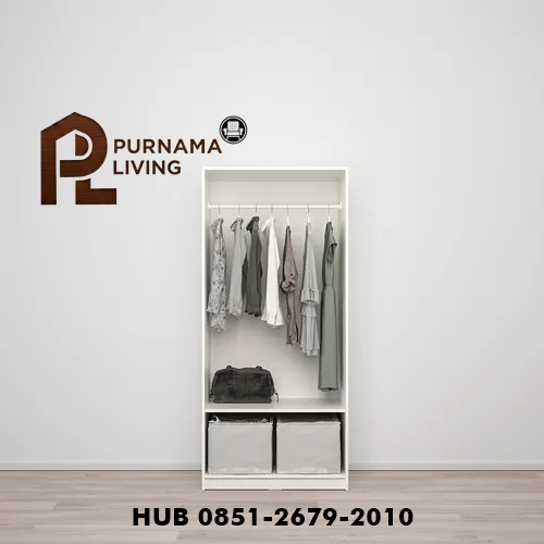 Lemari Pakaian Modern 2 Pintu