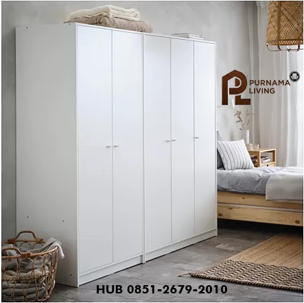 Lemari Pakaian Modern 2 Pintu