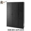 Lemari Pakaian 3 Pintu Warna Hitam