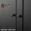 Lemari Pakaian 3 Pintu Warna Hitam