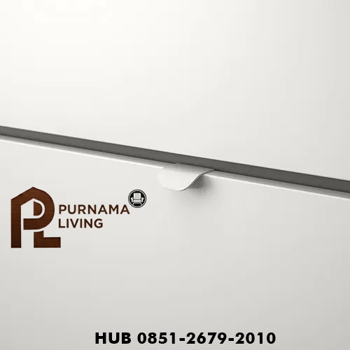 Lemari Pakaian Abu Silver Modern