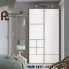 Lemari Pakaian Abu Silver Modern
