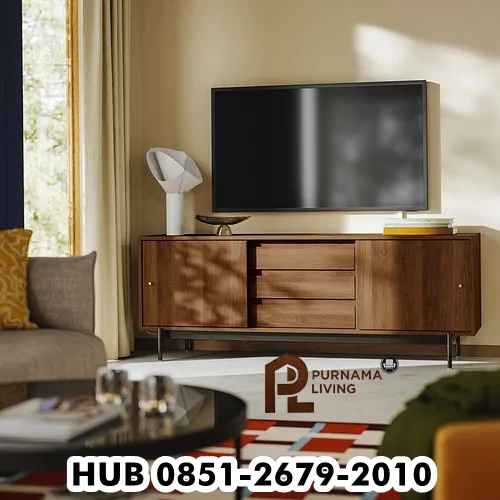 1445521_PE988269_S4 Rak TV Minimalis 3 Laci 2 Pintu