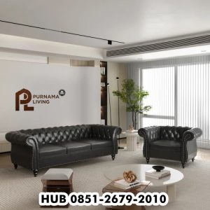 Alcotte Set Sofa Tamu Chester Klasik