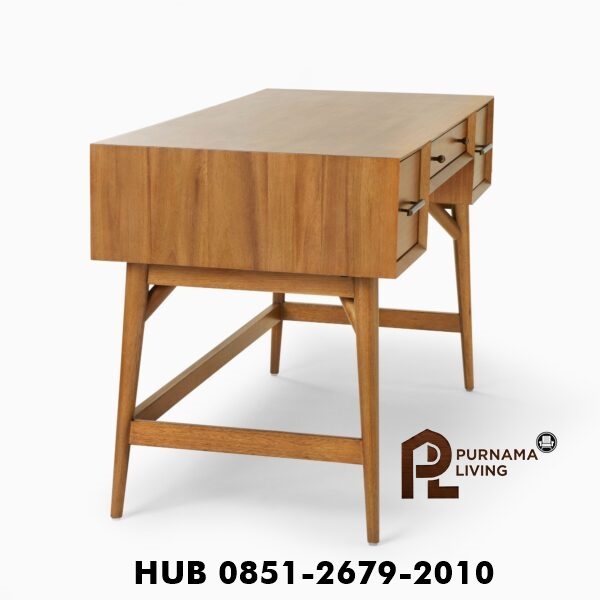 Kobe-Meja-Belajar-Kayu-Minimalis-Tampak-Samping-600x600 Kobe Meja Belajar Kayu Minimalis
